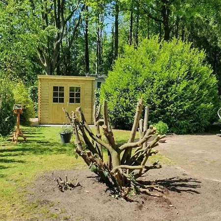 Met Omheinde Tuin Nabij Bos I Recreatiepark De Veldkamp *